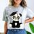Graduation Panda Bear 2017 Graduate Graduation T-Sh Comfort Color Blast T-Shirt Smoke