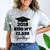 Graduation T Shirt Kiss My Class 2018 Goodbye Comfort Color Blast T-Shirt Smoke