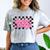 Groovy Senior Class Of 2026 Coquette Pink Bow Graduation Comfort Color Blast T-Shirt Smoke