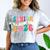 Groovy Senior Class Of 2026 My Last First Day Graduation 26 Comfort Color Blast T-Shirt Smoke