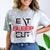 Haircutter Barber Eat Sleep Cut Barbering Graduation Comfort Color Blast T-Shirt Smoke