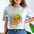 High School Level Complete Gamer Graduation Dinosaur 2021 Comfort Color Blast T-Shirt Smoke