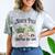 Holiday Scene Nostalgia North Pole Tree Farm Merry Christmas Comfort Color Blast T-Shirt Smoke