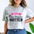 Hotter By One Degree Class Of 2018 Graduation T-Shirt Comfort Color Blast T-Shirt Smoke