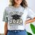 I'm Done With Class Of 2024 Graduation Done Class Of 2024 Comfort Color Blast T-Shirt Smoke