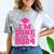 I'm Done Class Of 2024 Pink Girls Women Graduation Comfort Color Blast T-Shirt Smoke