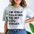 I'm Only Talking To My Dog Today Introvert Comfort Color Blast T-Shirt Smoke I'm Only Talking To My Dog Today Introvert Comfort Color Blast T-Shirt Smoke