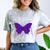 Introvert Antisocial Butterfly For Women Men Comfort Color Blast T-Shirt Smoke
