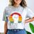 Introvert Antisocial Men Women Kids Boys Girls Comfort Color Blast T-Shirt Smoke