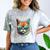 Introvert Joke For Introversion Personality Pity Party Comfort Color Blast T-Shirt Smoke