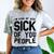 Introvert Men Women Sarcastic Saying Sick Of People Comfort Color Blast T-Shirt Smoke Introvert Men Women Sarcastic Saying Sick Of People Comfort Color Blast T-Shirt Smoke