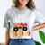 I Just Crushed Kindergarten Monster Graduation Shirt Comfort Color Blast T-Shirt Smoke