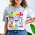 I Just Crushed Preschool Pre-K Preschoolers Graduation Comfort Color Blast T-Shirt Smoke