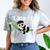 I Did It Kawaii Panda With Graduation Cap Diploma Comfort Color Blast T-Shirt Smoke