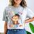 Kids 8th Grade Nailed It Monkey Graduation Comfort Color Blast T-Shirt Smoke