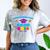 Kids Kindergarten Grad 2019 Graduation T-Shirt Comfort Color Blast T-Shirt Smoke
