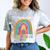 Kids I Officially Graduated Kindergarten Graduation Class Of 2022 Comfort Color Blast T-Shirt Smoke