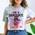 Kids Pre K Graduation Flossing Girl Nailed It Graduate Girls Comfort Color Blast T-Shirt Smoke