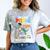 Kids So Long Pre-K Preschool Graduation Kindergarten Here I Come Comfort Color Blast T-Shirt Smoke