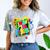 Kids Teens Graduation I Heart My Teachers I Love My Teachers Comfort Color Blast T-Shirt Smoke