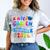 Kindergarten Graduate Kindergarten Class Of 2026 Graduation Comfort Color Blast T-Shirt Smoke
