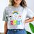 Kindergarten Graduation 2018 Last Day Of School Comfort Color Blast T-Shirt Smoke