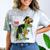 Kindergarten Grawrduate Dinosaur Graduation Cap Shirt Comfort Color Blast T-Shirt Smoke