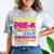 Last Day Pre-K Kindergarten Here I Come Graduation T-Shirt Comfort Color Blast T-Shirt Smoke