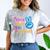 Last Day Of School Peace Out Grade 4 Graduation Kids Comfort Color Blast T-Shirt Smoke