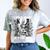 Life Is Short Buy The Book Introvert Skeleton Reading Comfort Color Blast T-Shirt Smoke
