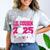Lil Cousin Of a 2025 Graduate Prom Graduation 25 VolleyBall Comfort Color Blast T-Shirt Smoke