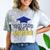Masters Degree Proud Dad Graduation Shirt MBA Social Work Comfort Color Blast T-Shirt Smoke