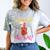 By Any Means Necessary Graduation HBCU Educated Girl Comfort Color Blast T-Shirt Smoke