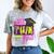 Miss 5th Grade Shirt 5 Grad Kids Girl Graduation School Comfort Color Blast T-Shirt Smoke