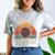 Not A Hugger Retro Sea Urchin Sarcastic Introvert Comfort Color Blast T-Shirt Smoke