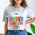 I Officially Graduated Kindergarten Graduation 2024 Comfort Color Blast T-Shirt Smoke