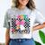 Peace Out 2nd Grade Graduation Last Day School Second Grade Comfort Color Blast T-Shirt Smoke