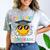 Peace Out 5th Grade Graduation Last Day Of School Comfort Color Blast T-Shirt Smoke
