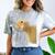 Peking Duck Peeking Chef Graduation Farm Duck Lover Comfort Color Blast T-Shirt Smoke