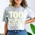 Too Peopley Outside I Introvert Comfort Color Blast T-Shirt Smoke