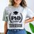 PHD Survivor T-Shirt Graduation Student Teacher For Men Women Kids Comfort Color Blast T-Shirt Smoke