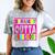 Pink STRAIGHT OUTTA Preschool PRE-K Graduation Comfort Color Blast T-Shirt Smoke