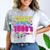 Please Be Patient With Me I'm From The 1900s Retro Vibes Premium Comfort Color Blast T-Shirt Smoke