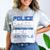 Police Officer Saying Academy Graduation Women Men Comfort Color Blast T-Shirt Smoke