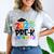 Pre-K Graduate 2025 Preschool Graduation Class Of 2025 Kids Comfort Color Blast T-Shirt Smoke