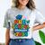 Preschool Graduation 2025 Pre-k Graduate Kids Boys Girls Comfort Color Blast T-Shirt Smoke