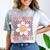 Preschool Graduation Graduate Cute Groovy Last Day Of Pre K Comfort Color Blast T-Shirt Smoke