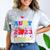 Proud Aunt Of 2023 Pre-K Graduate Senior Graduation Matching Comfort Color Blast T-Shirt Smoke