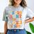 Proud Aunt Of A Class Of 2023 Graduated Graduation Women Comfort Color Blast T-Shirt Smoke
