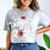Proud Auntie Of A 2026 Senior Football Graduation Family Comfort Color Blast T-Shirt Smoke